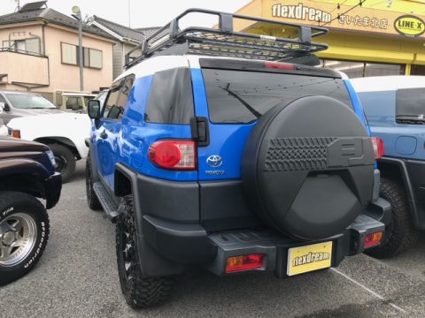 FJクルーザー　リフトアップ　カスタム　ルーフラック　ARB4×4